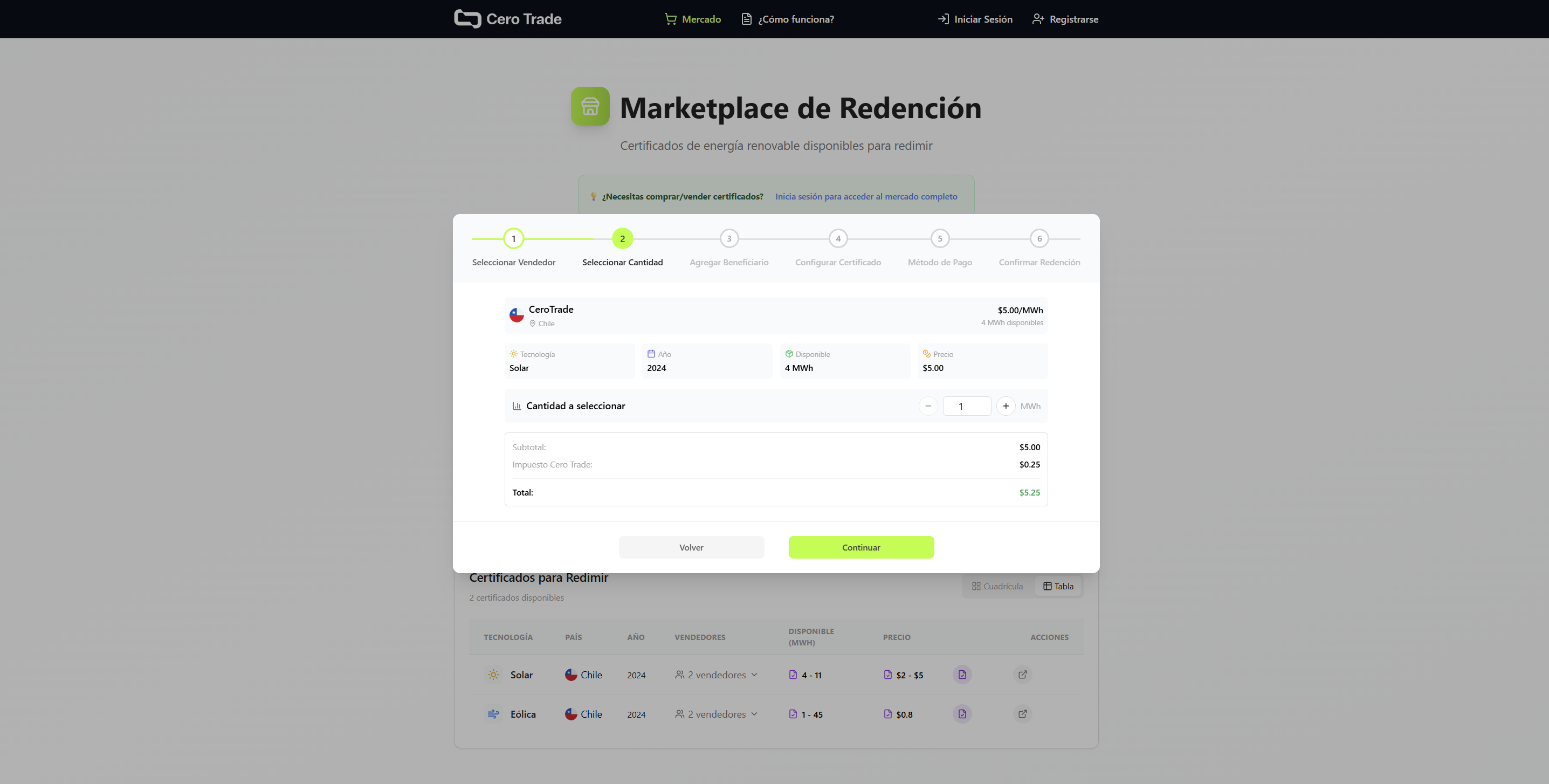 Redención Directa - Paso 2