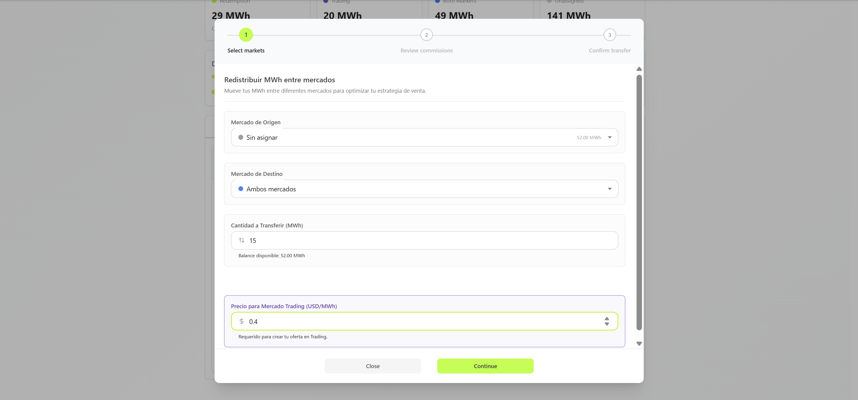 Market Distribution - Step 2