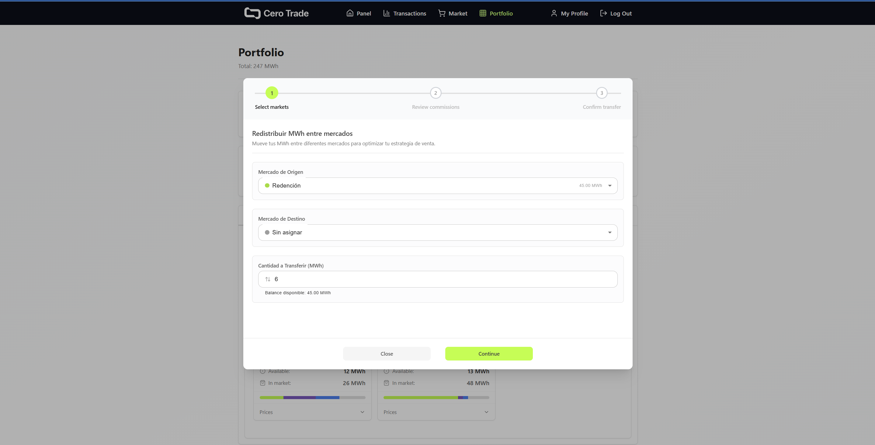 Market Distribution - Concept