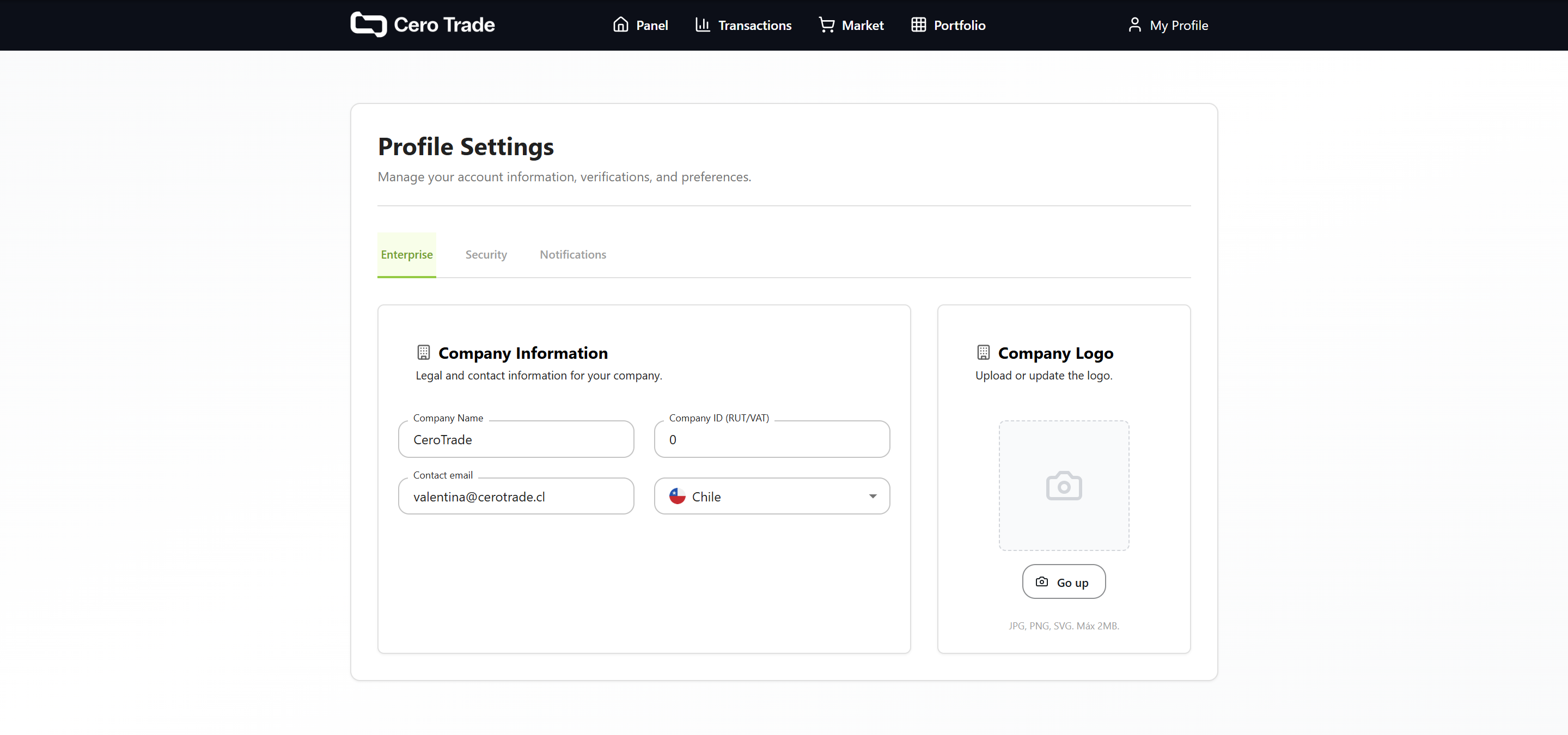 Profile Configuration
